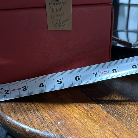 Vintage train cosmetic bag - Picture 12 of 12